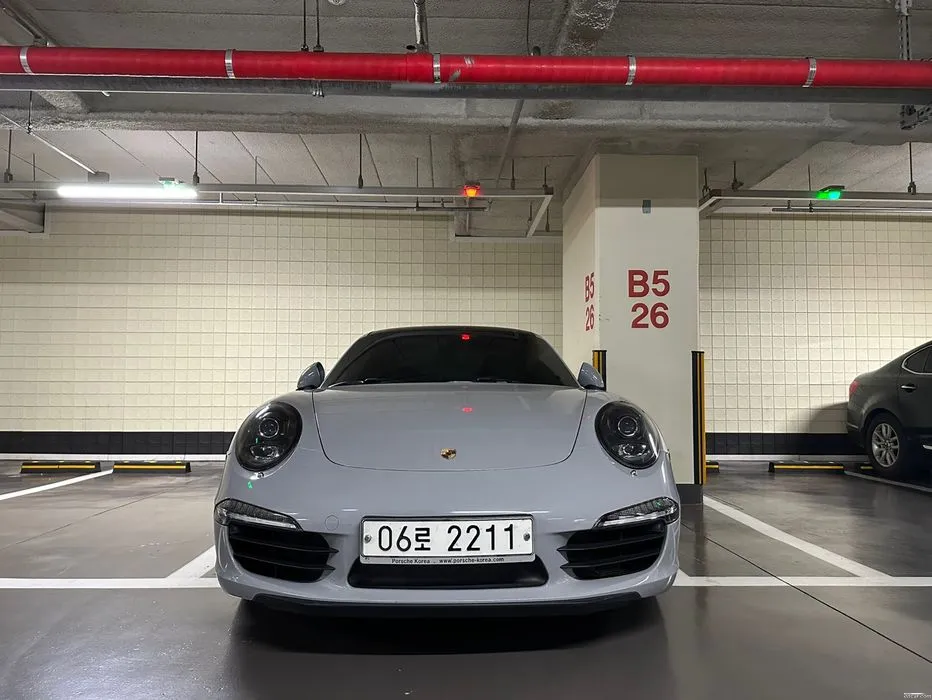 Porsche 911 открытая дверь